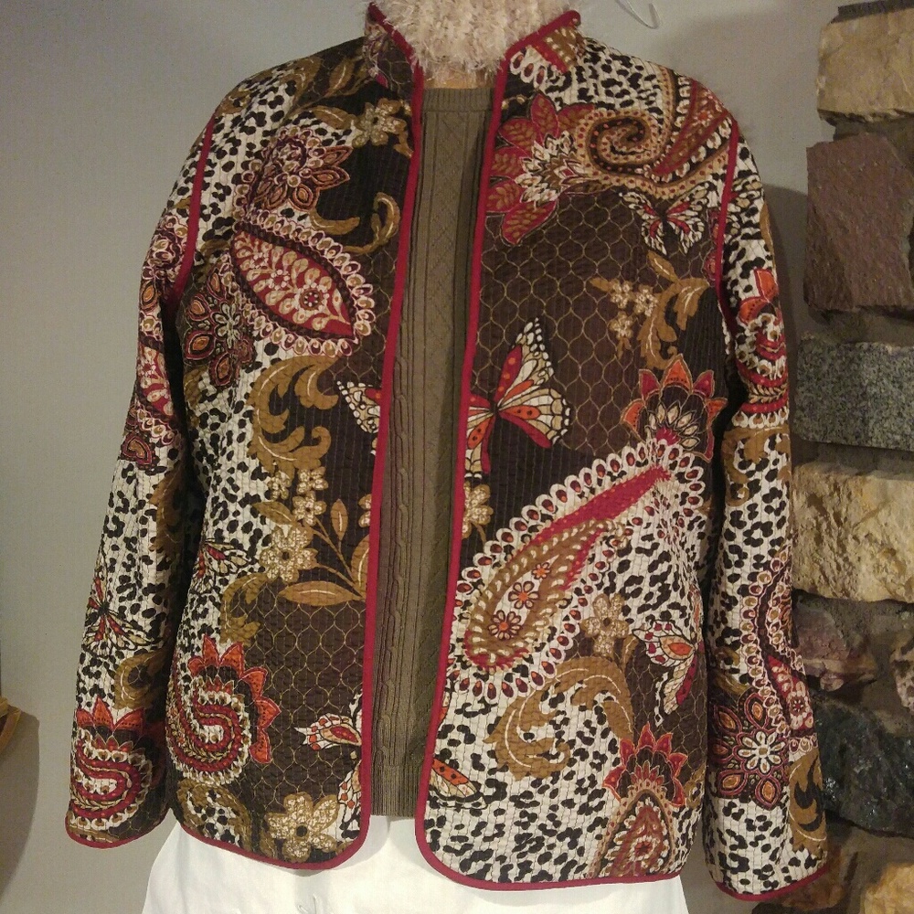 Paisley jacket.